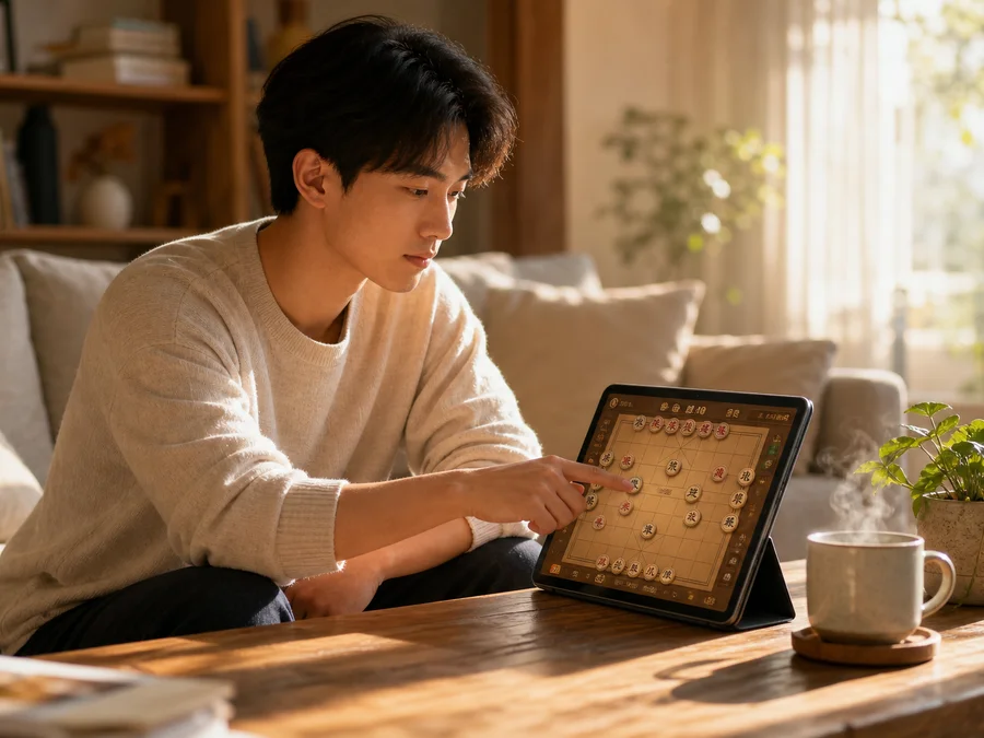 Practicing xiangqi against AI on a 9×10 board